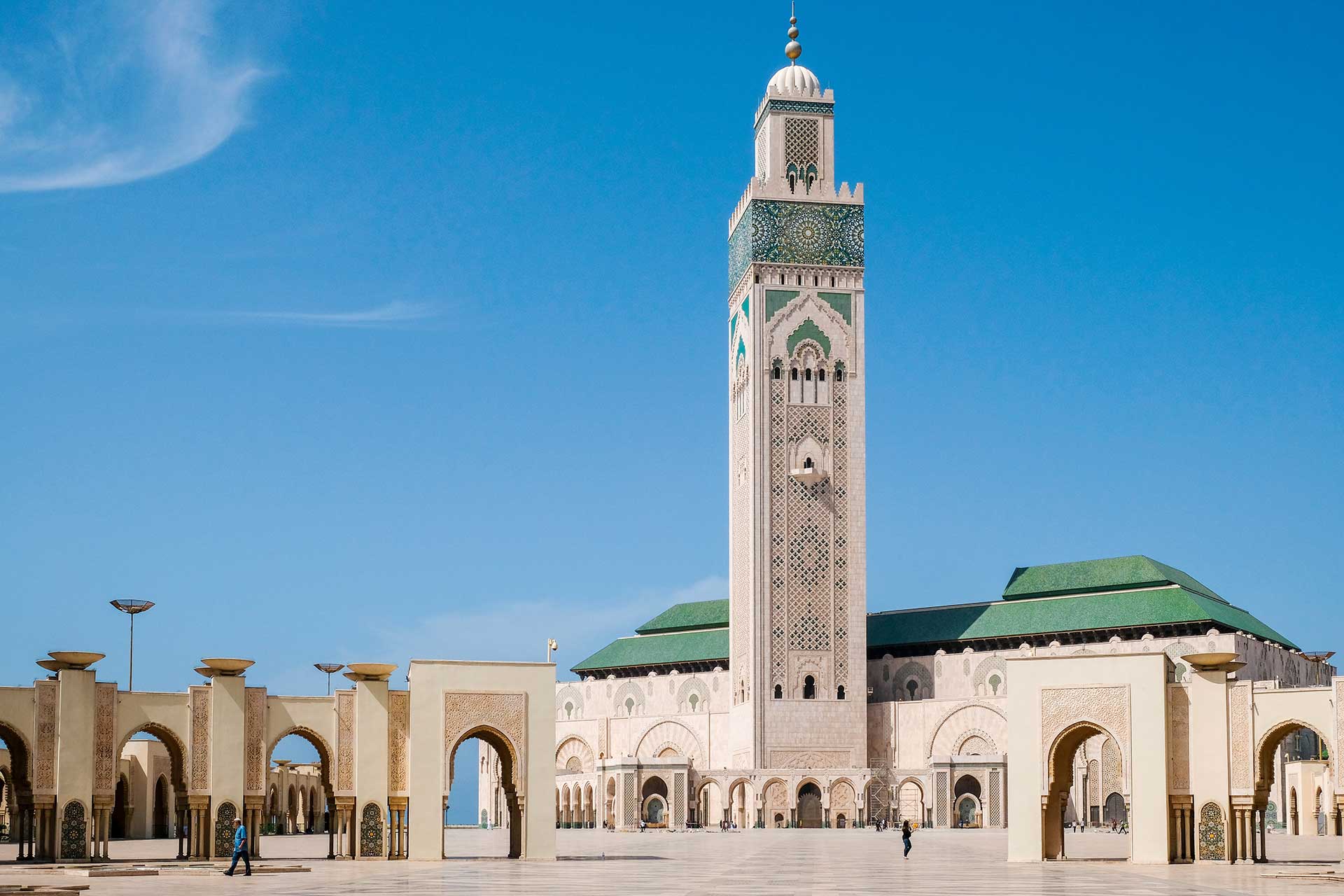 Hassan II Mosque Tower, Casablanca, Morocco